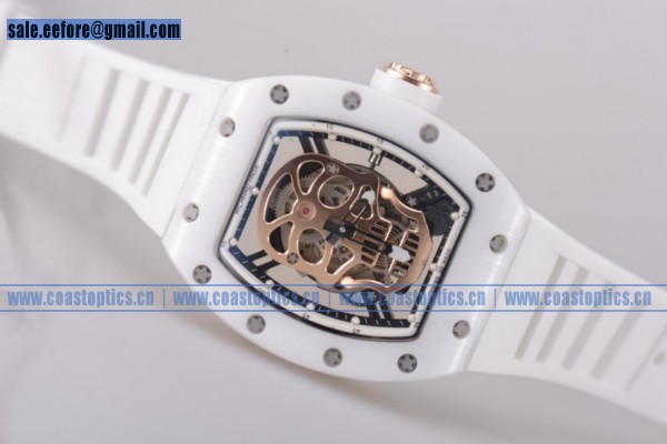 Richard Mille RM052 Perfect Replica Watch Ceramic White - Click Image to Close